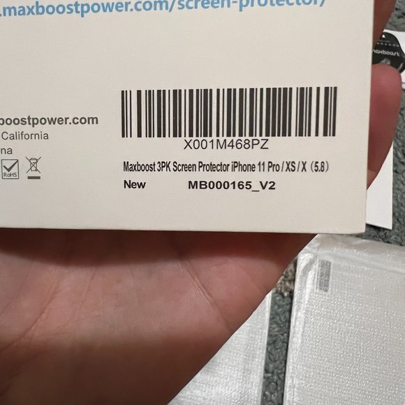 Maxboost Tempered Glass Screen Protectors (2) - Picture 2 of 3